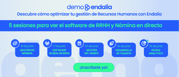 promociondemos 💻 Endalia en vivo: 5 sesiones para descubrir el software de RRHH y Nómina